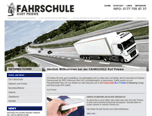 Tablet Screenshot of fahrschule-kurtpriewe.de